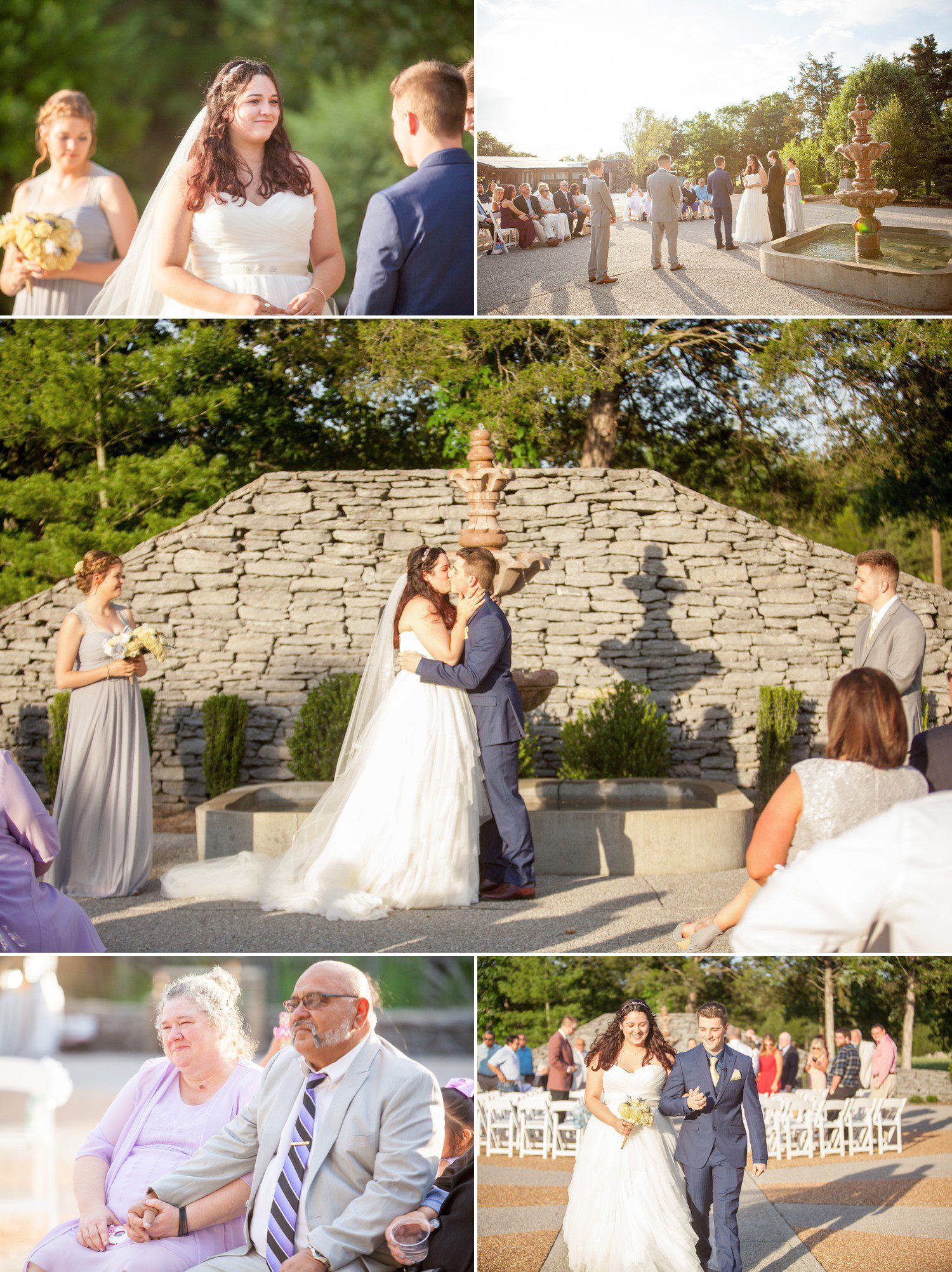 Wedding ceremony at Legacy Farms in Lebanon, TN, photos by Krista Lee Photography 