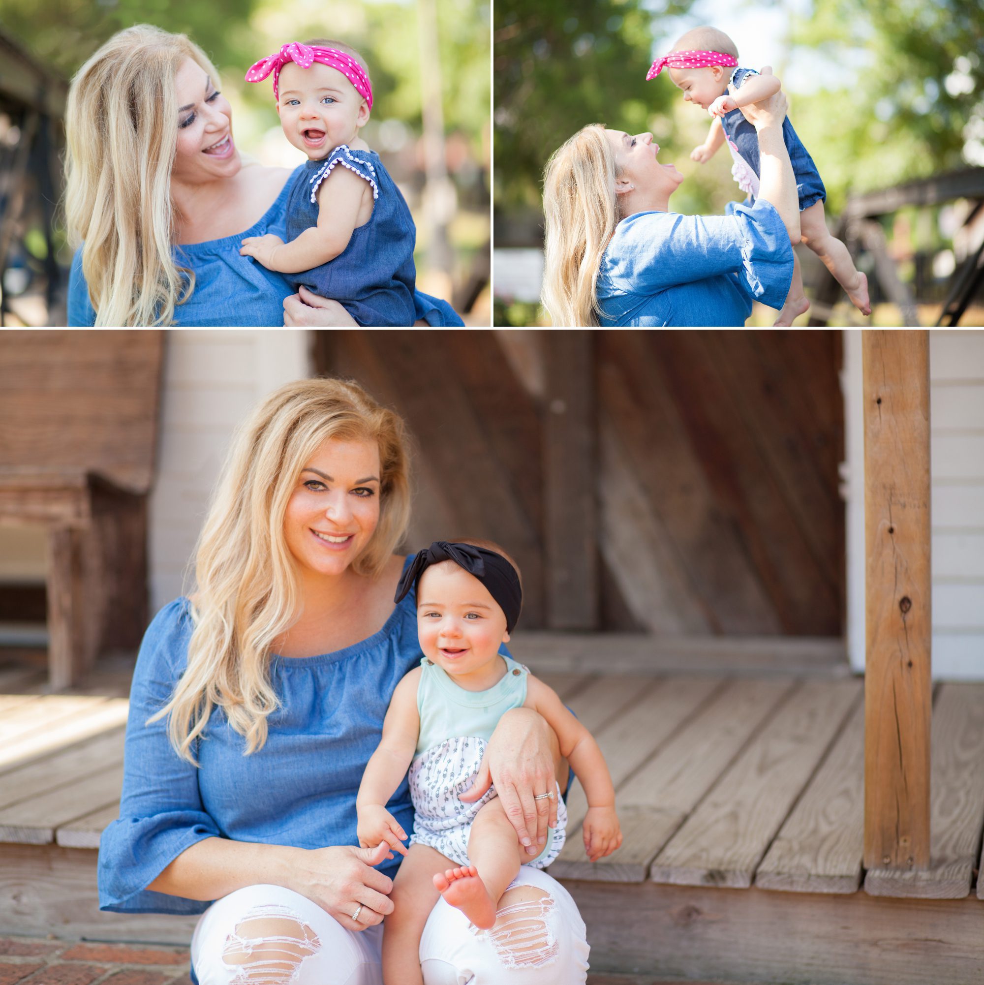 6 month old Collins at her family photography shoot in Murfreesboro TN, photo by Krista Lee Photography