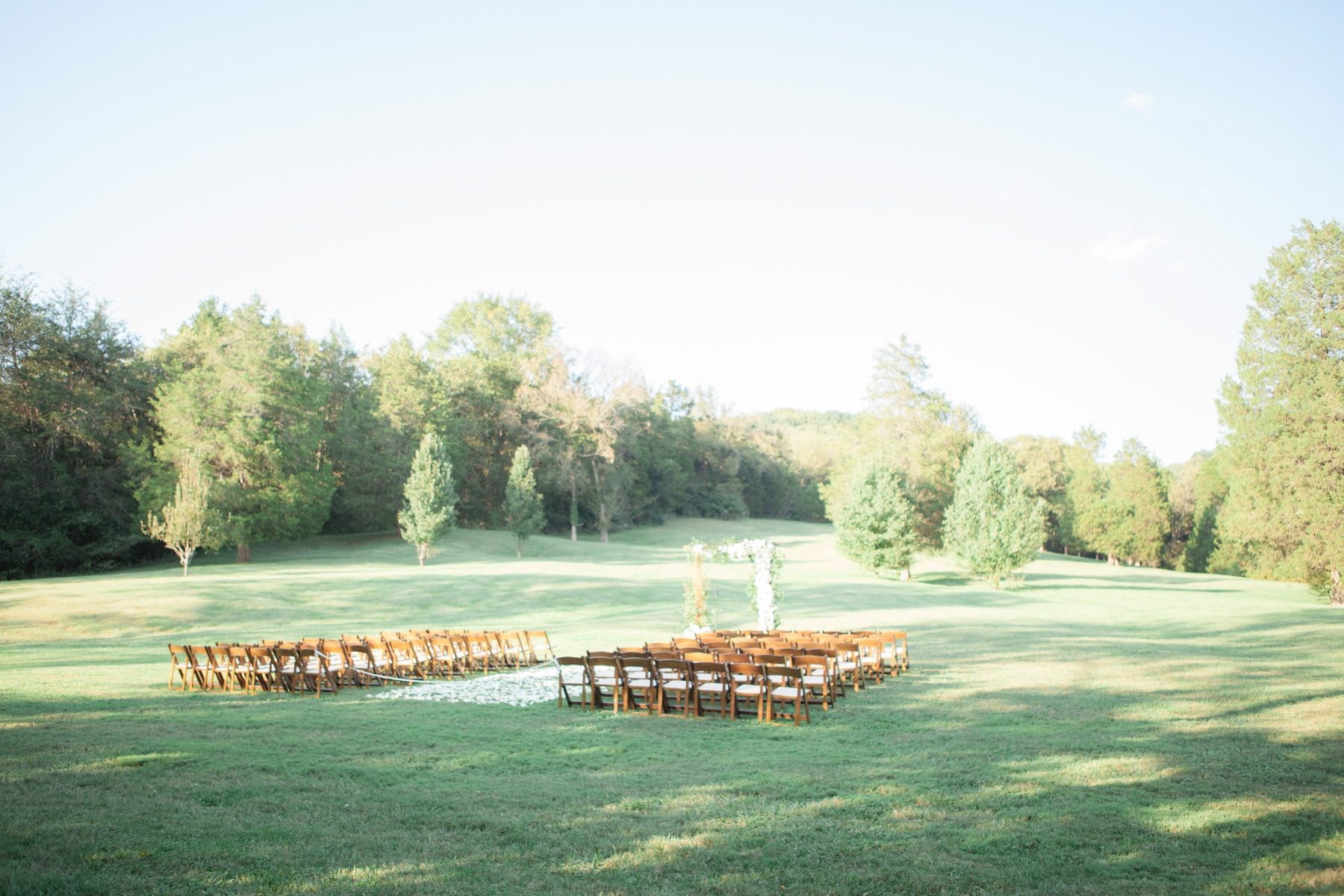 The meadow before the wedding. Wedding photography at Cedarwood Weddings and Estate in Nashville, TN photography by Krista Lee Photography