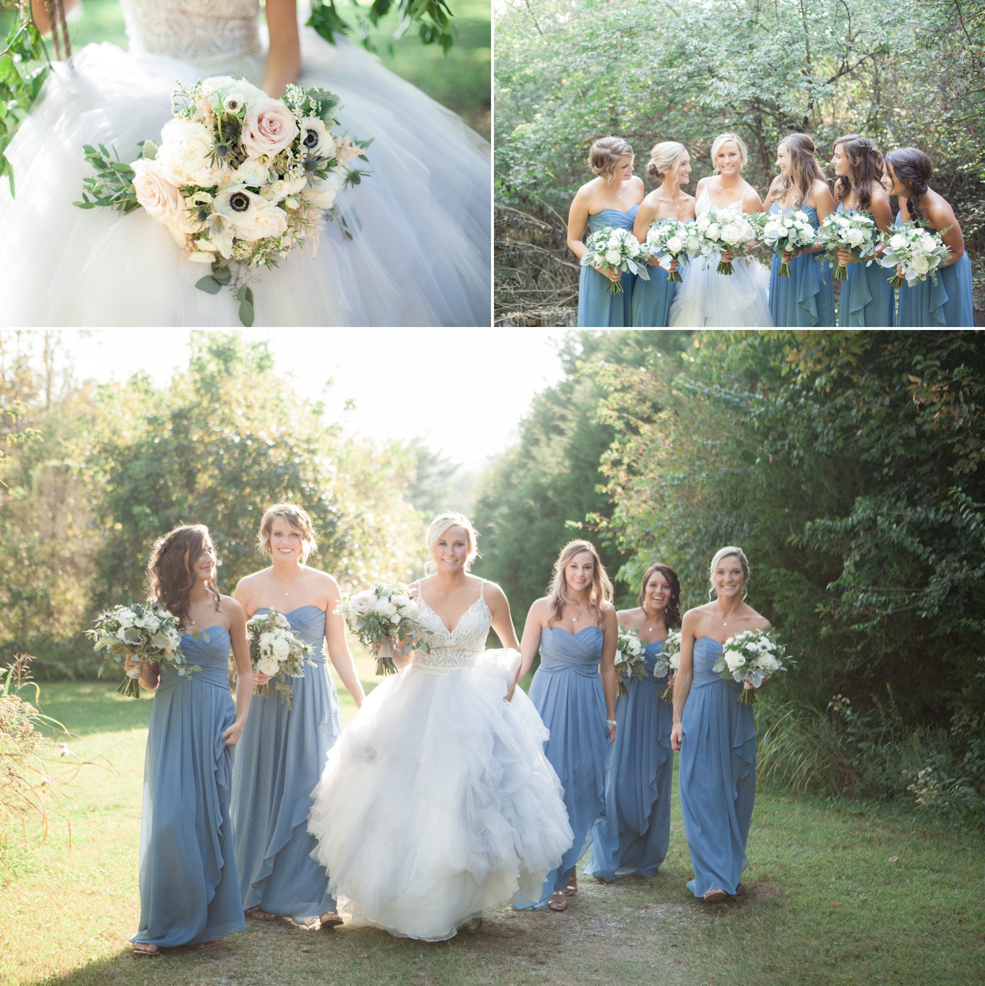 Bridesmaids before wedding ceremony. Wedding photography at Cedarwood Weddings and Estate in Nashville, TN photography by Krista Lee Photography