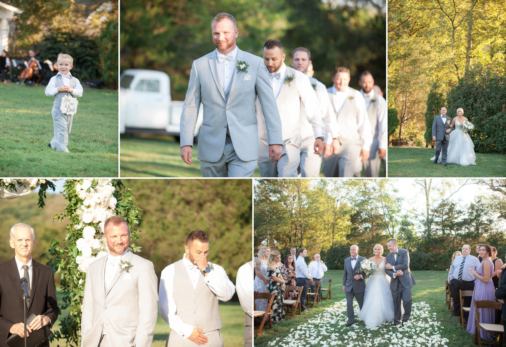 Summer wedding ceremony details. Wedding photography at Cedarwood Weddings and Estate in Nashville, TN photography by Krista Lee Photography