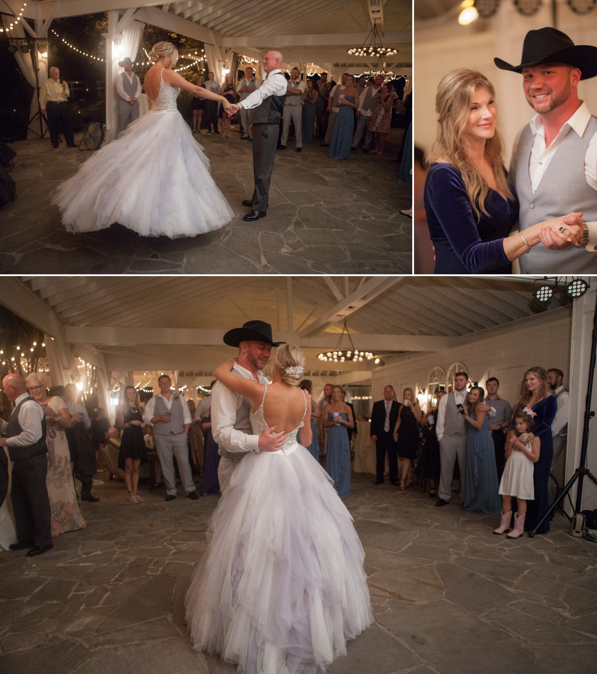Photos of first dances at wedding reception. Wedding photography at Cedarwood Weddings and Estate in Nashville, TN photography by Krista Lee Photography