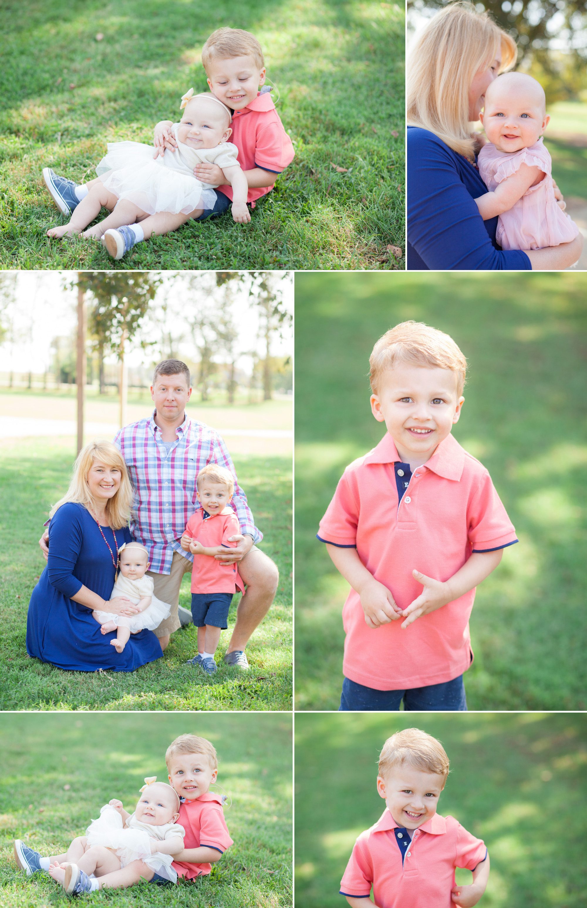 Family and baby photography session at Homestead Manor in Thompson Station Tennessee photo by Krista Lee Photography Nashville TN