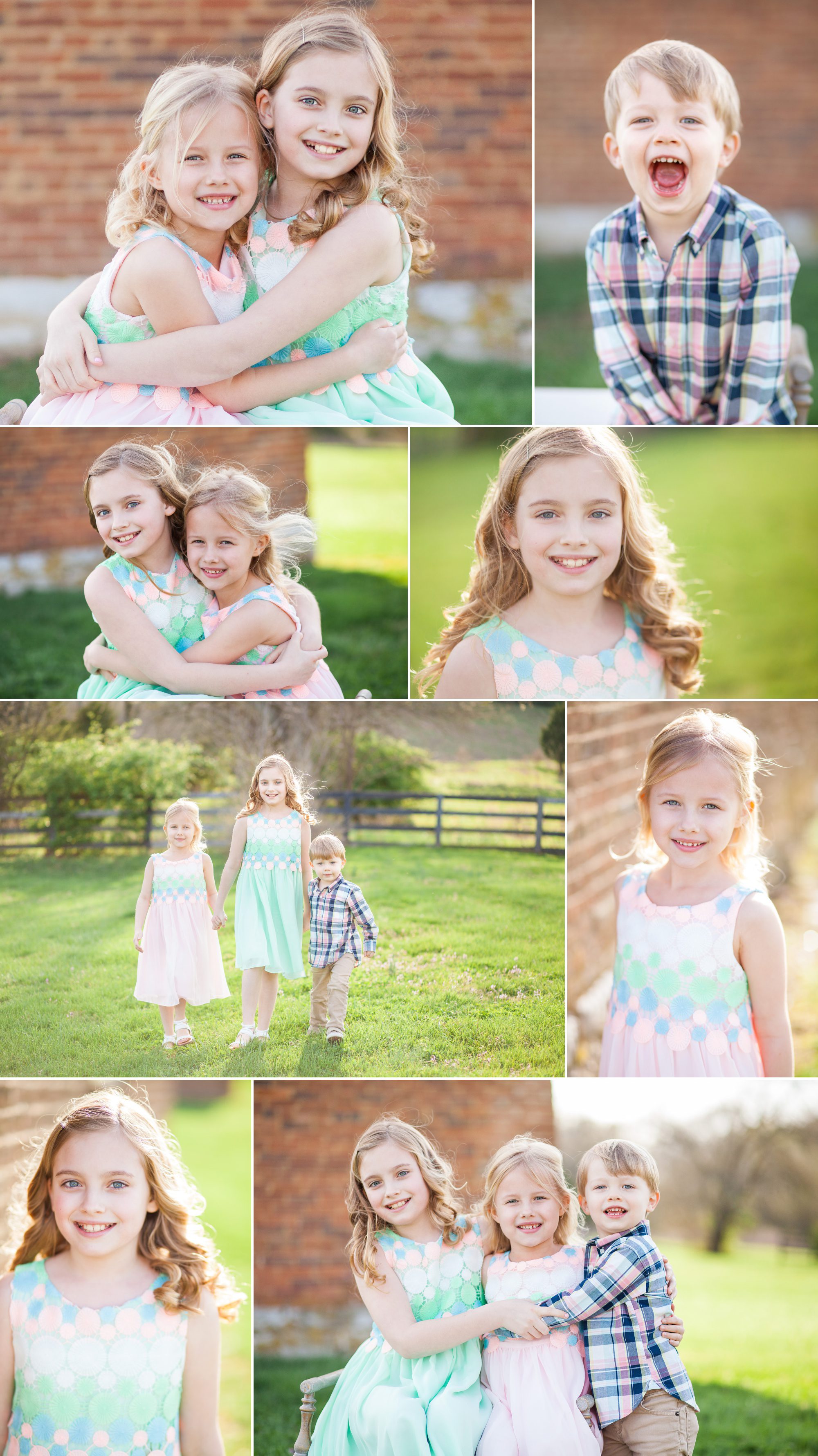 Spring Photography session with kids at Ravenswood Mansion in Brentwood TN. Photo by Krista Lee Photography, Franklin TN