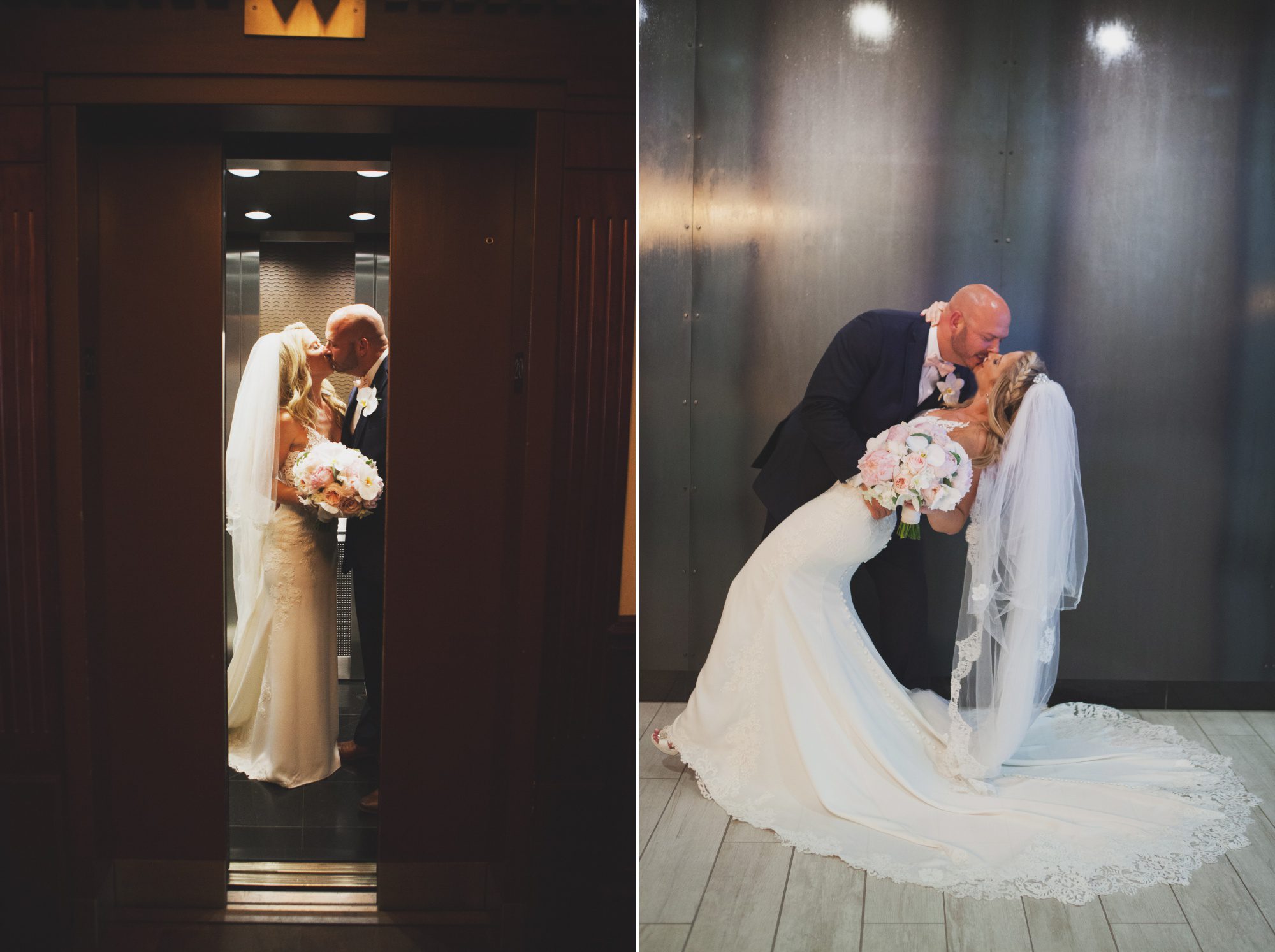 Bride and groom photos after wedding ceremony at City Club Nashville TN. Photography by Krista Lee Photography. 