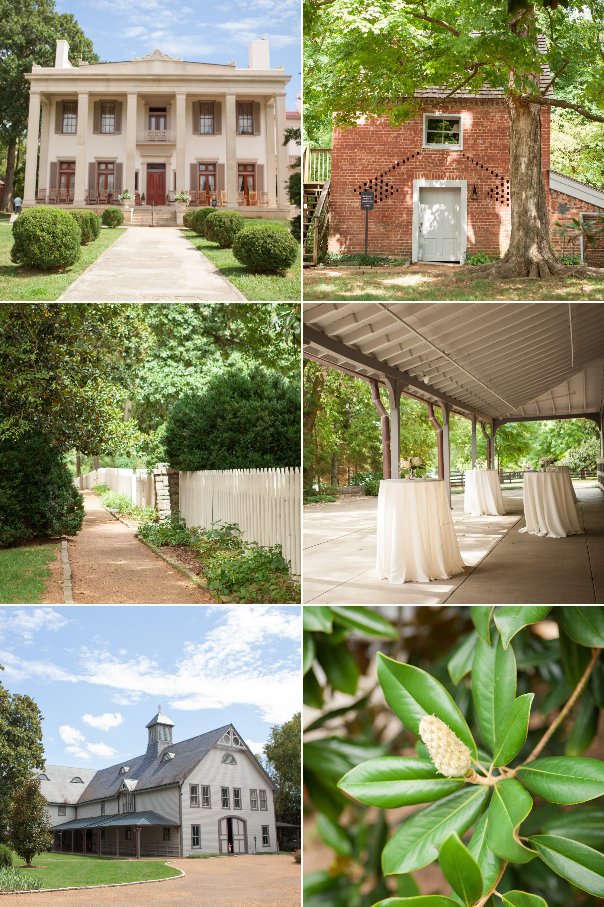 Wedding ceremony and reception at Belle Meade Plantation in Nashville, TN. Photos by Krista Lee Photography 