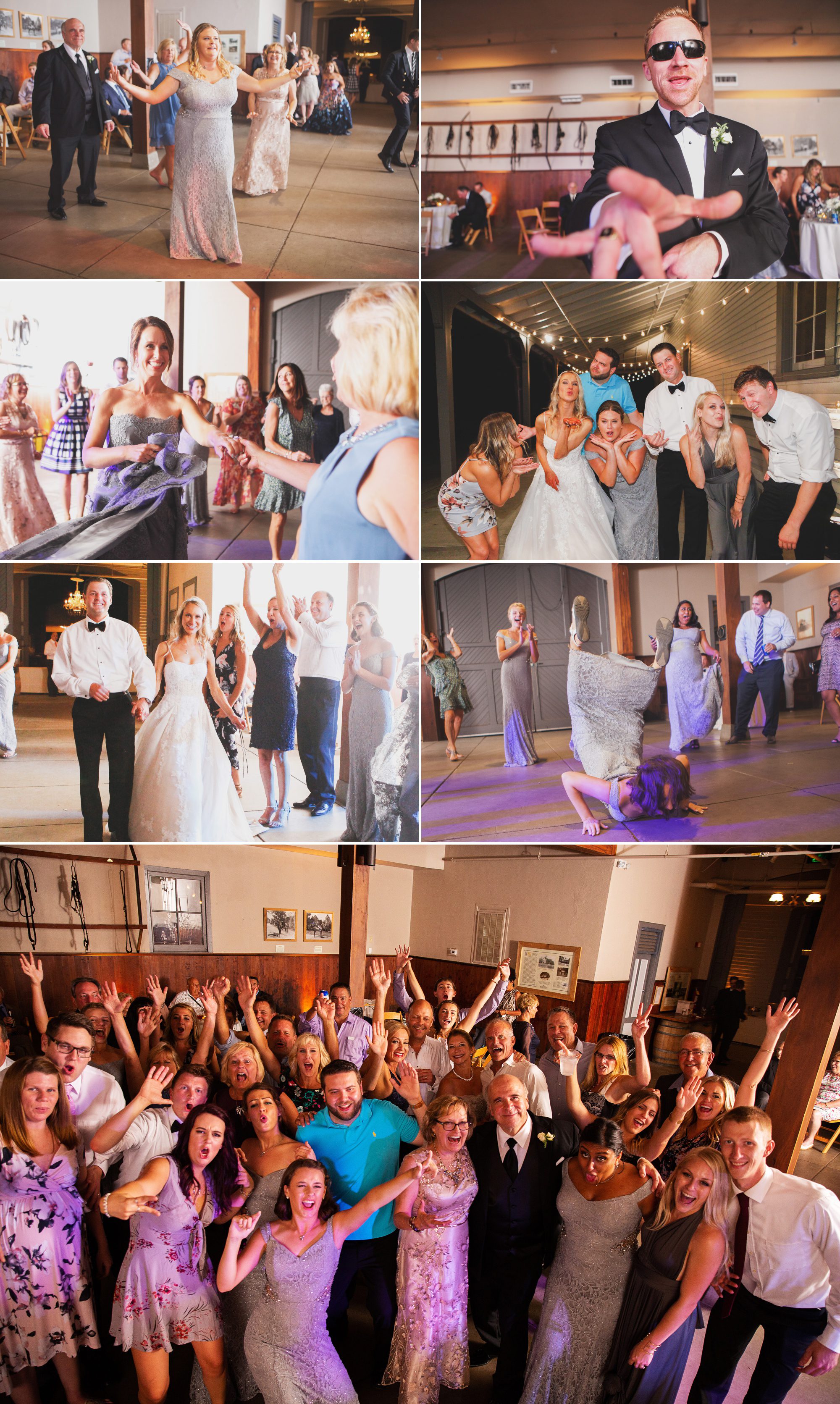 Fun dancing and dance moves at wedding reception Belle Meade Plantation in Nashville, TN. Photos by Krista Lee Photography 