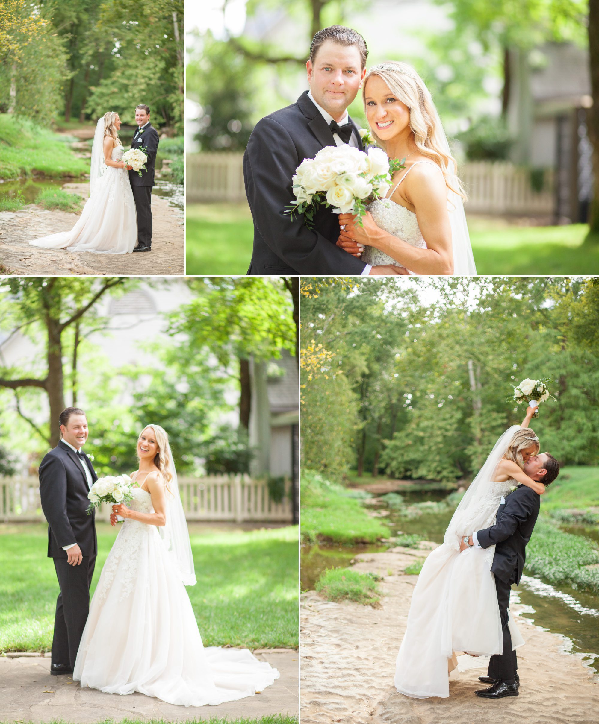 Bride and groom photos before wedding ceremony and reception at Belle Meade Plantation in Nashville, TN. Photos by Krista Lee Photography 