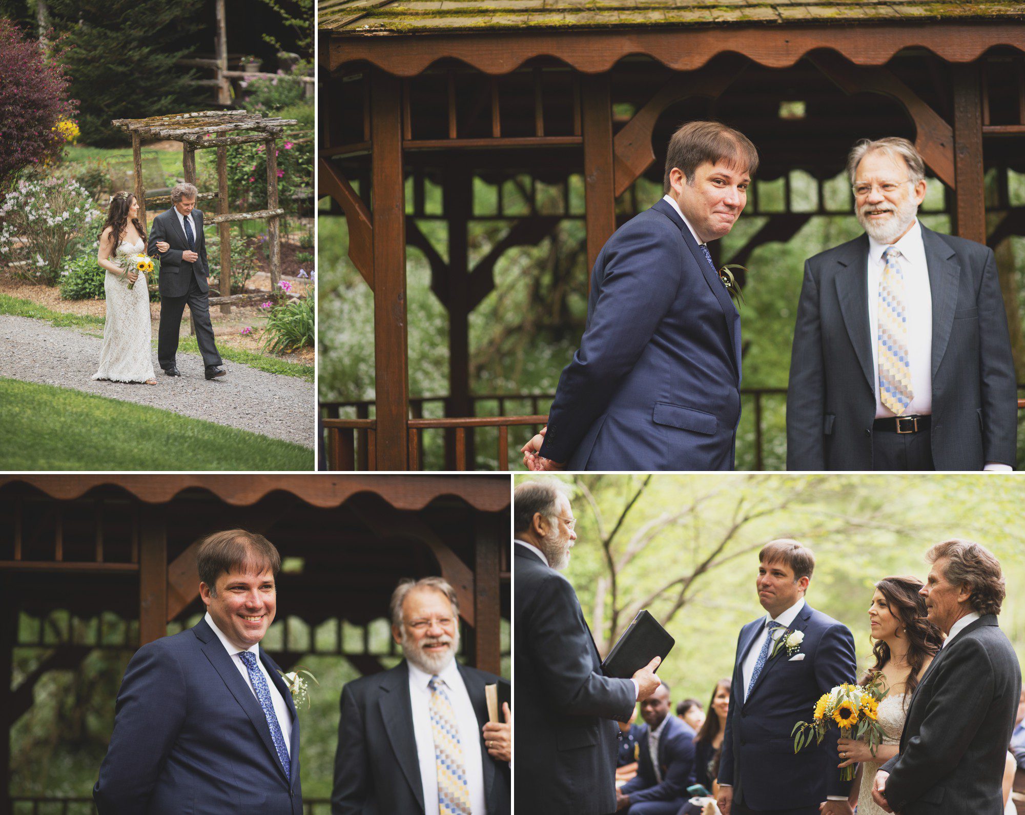 elopement wedding ceremony at Butterfly Hollow in Gordonsville, TN. Photos by Krista Lee Photography. 