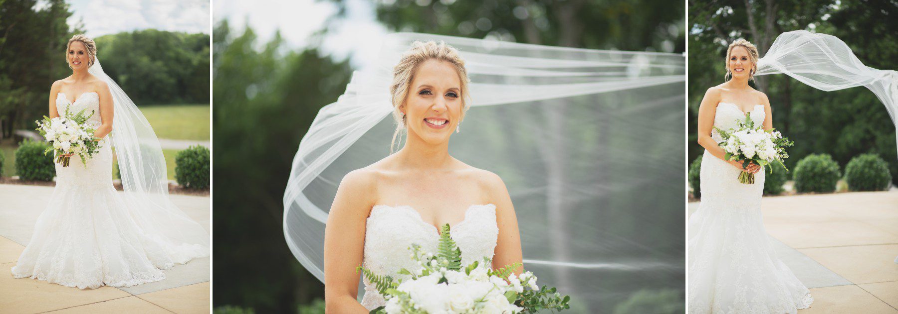 Nashville wedding photographer bridal portrait at Graystone Quarry