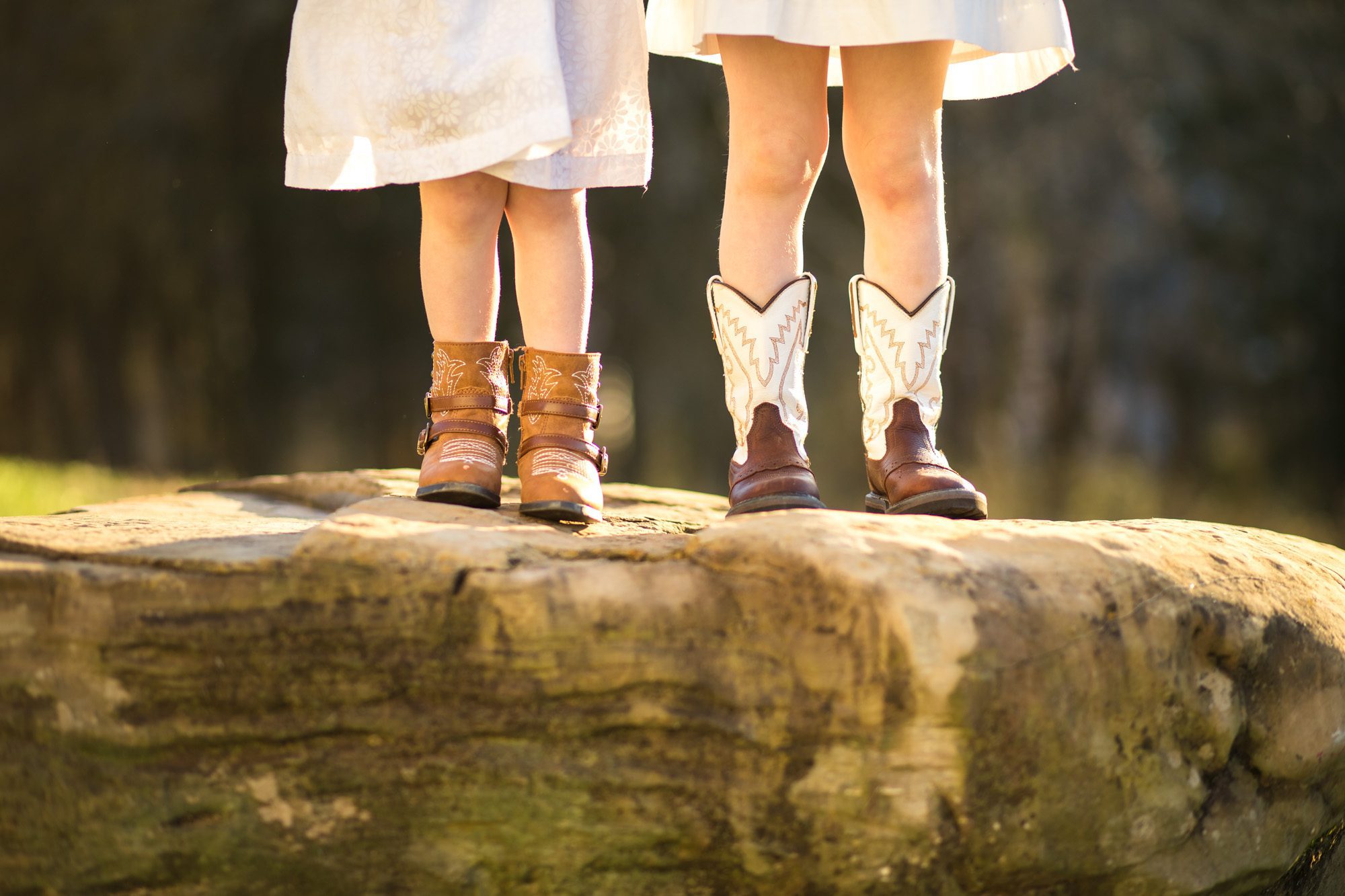 Children's wardrobe ideas for family photos cowboy boots