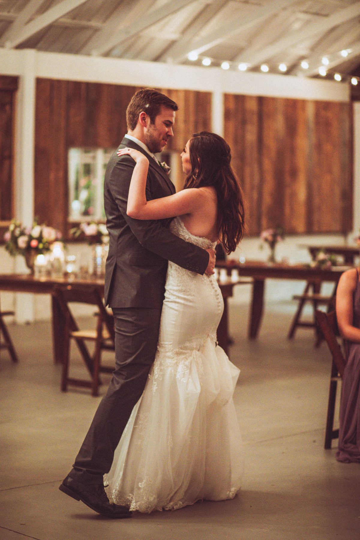 first dance wedding reception at Front Porch Farms TN