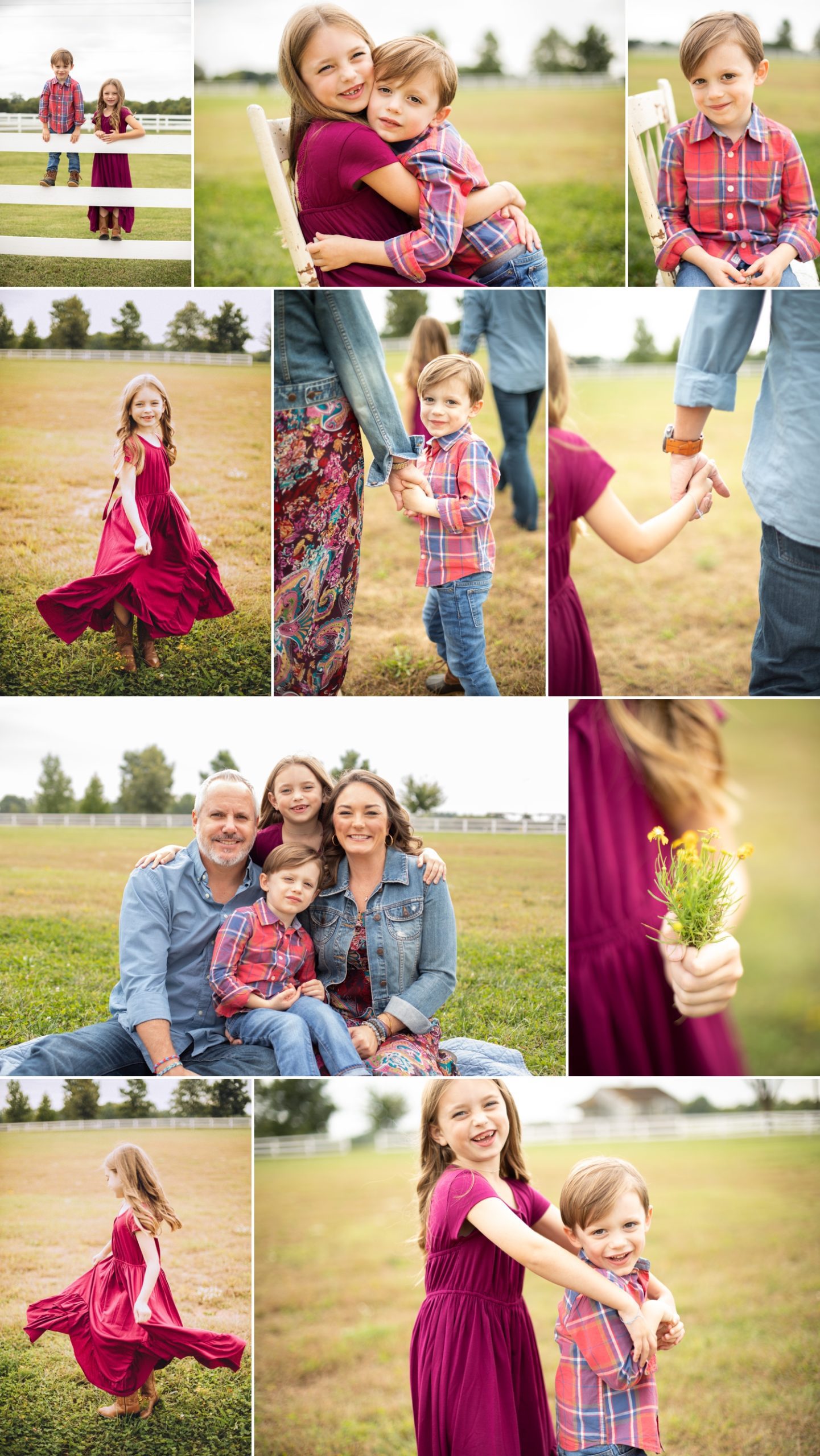Nashville mini session photography for families The Park at Harlinsdale Farm