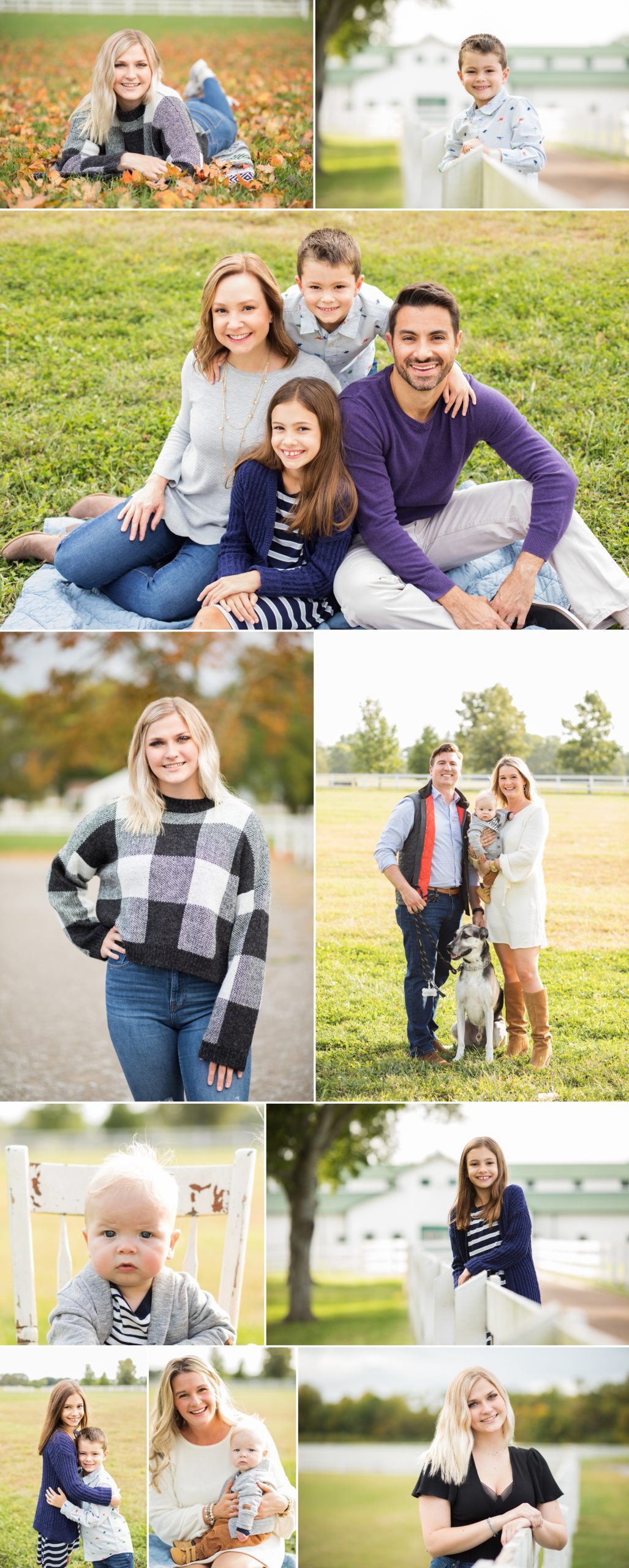 Family photos at Harlinsdale Farm in Franklin, TN. Photography by Krista Lee Photography Nashville TN