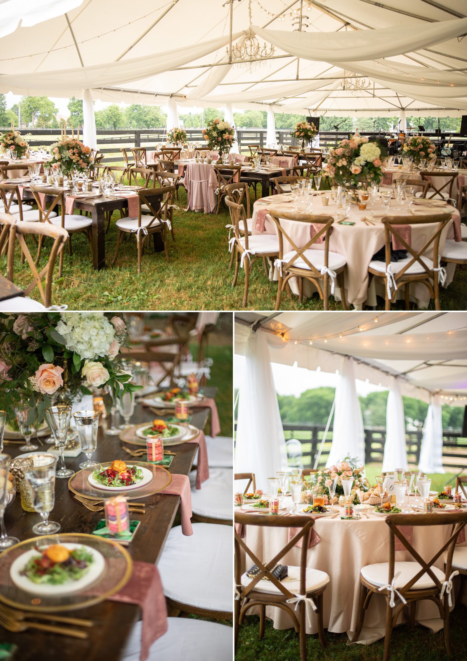 Luxury Bellareed Farm Equestrian Estate Wedding Reception in Franklin, TN 