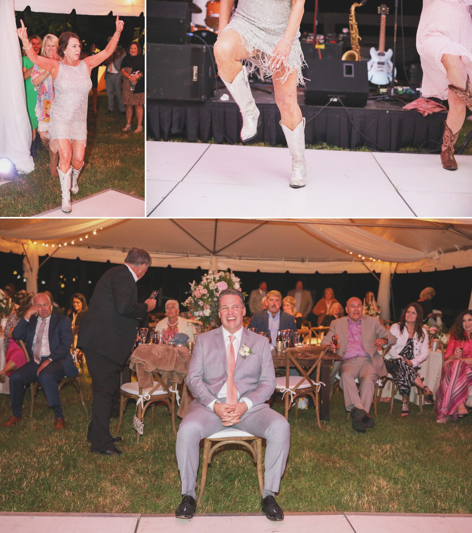 Luxury Bellareed Farm Equestrian Estate Wedding Reception in Franklin, TN Bride's Surprise Dance for Groom
