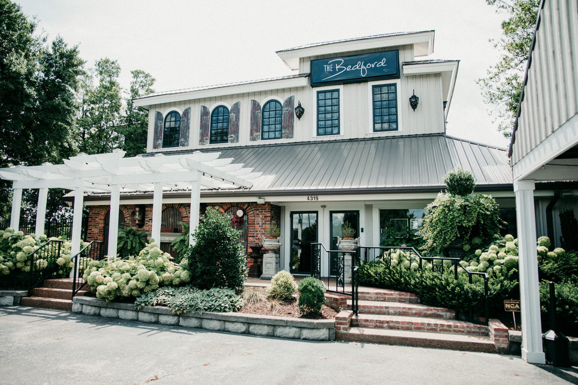 Front of the Bedford event and wedding venue in Nashville TN. Photo by Krista Lee Photography