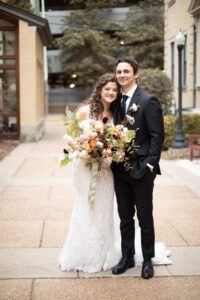 winter Catholic wedding at Cathedral of Incarnation downtown Nashville TN